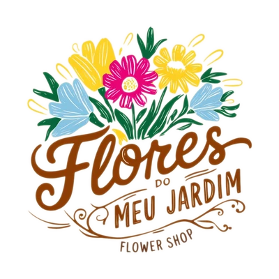Flores Do Meu Jardim Logo